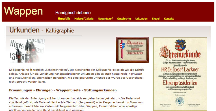 G. Rainer-Fröschl - Heraldik & Genealogie