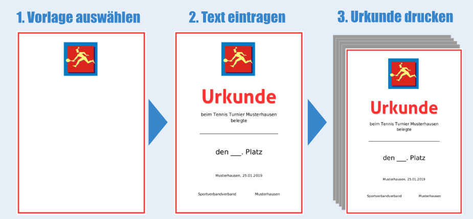 Urkunden Vorlagen online gestalten und drucken