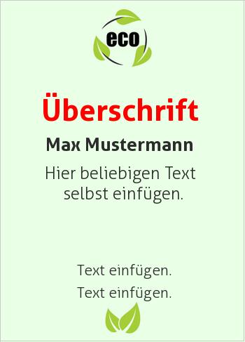 Zertifikate, Diplome, Urkunden, Flyerhier online gestalten Urkunde, Logo eco (Natur und Umwelt)