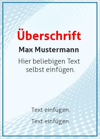 Zertifikate, Diplome, Urkundenhier online gestalten Zertifikat Wertpapier, Rahmen Blau (Diplome und Zertifikate)