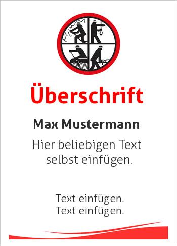 Urkunden Berufe, Praktikum, Flyerhier online gestalten Feuerwehrurkunde, Logo (Berufe)