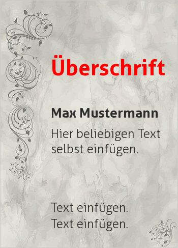 Ehrenurkunde, Vereinsurkunde, Zertifikathier online gestalten Marmor, Ornamente (Vintage)
