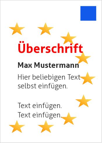 Ehrenurkunde, Vereinsurkunde, Diplomhier online gestalten Sterne Gold, Blau (Streifen, Wellen und Banner)