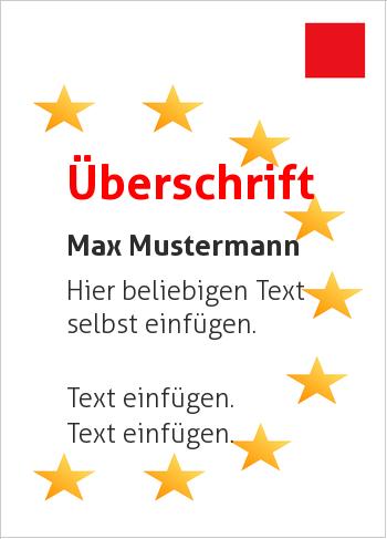 Ehrenurkunde, Vereinsurkunde, Diplomhier online gestalten Sterne Gold, Rot (Streifen, Wellen und Banner)