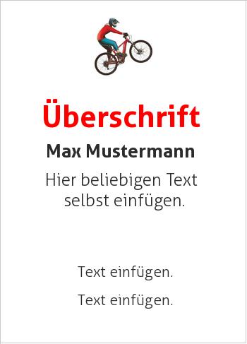 Sporturkunde Radsporthier online gestalten Radsport, Mountain-Bike (Sport und Spiele)