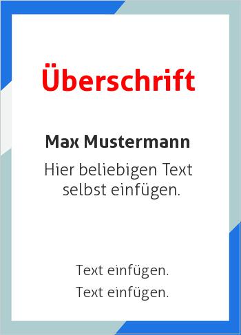 Ehrenurkunde, Vereinsurkunde, Zertifikathier online gestalten Moderner Rahmen Hellblau, Blau (Rahmen und Ornamente)