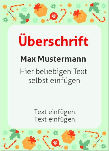 Gutschein Weihnachten, Motive (Gutscheine)