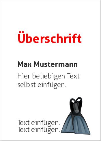 Sporturkunde, Tauchsporthier online gestalten Tauchsport, Flossen (Sport und Spiele)