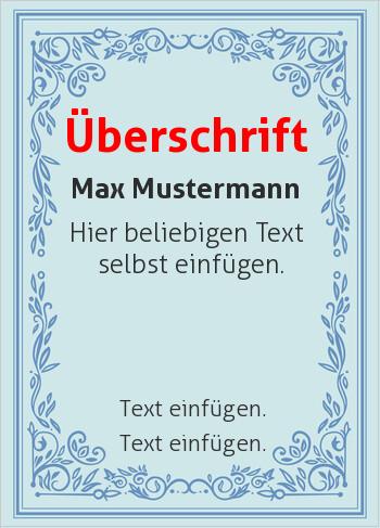 Ehrenurkunde, Vereinsurkunde, Zertifikathier online gestalten Vintage, Blau (Vintage)