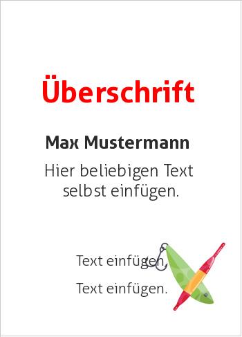 Sporturkunde Angelnhier online gestalten Angeln, Equipment (Sport und Spiele)
