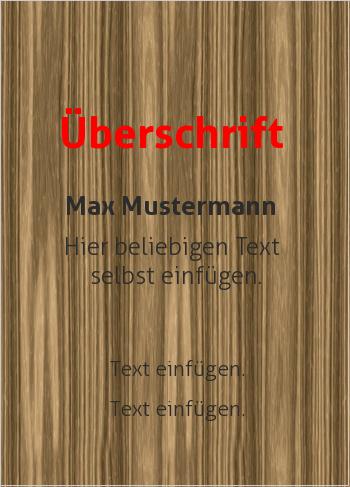 Ehrenurkunde, Vereinsurkunde, Zertifikat, Diplomhier online gestalten Hintergrund Holz (Strukturen)