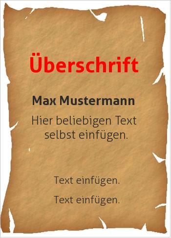 Ehrenurkunde, Vereinsurkunde, Zertifikat, Diplomhier online gestalten Hintergrund Pergament (Strukturen)