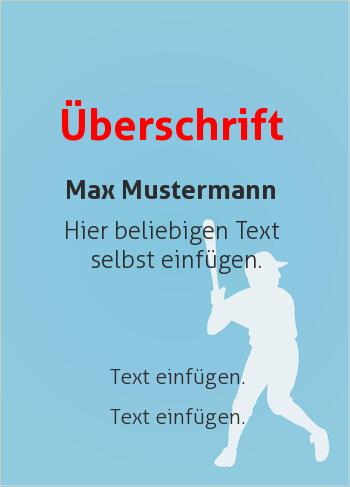 Sporturkunde, Urkunde, Baseballhier online gestalten Sport-Grafik Baseball (Sport, Sportarten Hintergrund)