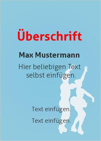 Sport-Grafik Eiskunstlauf (Sport, Sportarten Hintergrund)