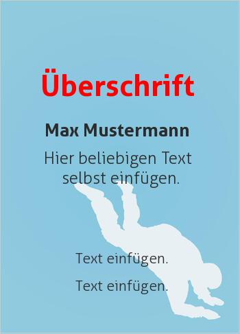 Sporturkunde, Urkunde, Fallschirmsporthier online gestalten Sport-Grafik Fallschirmsport (Sport, Sportarten Hintergrund)