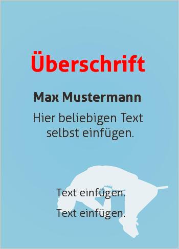 Sporturkunde, Urkunde, Hochsprunghier online gestalten Sport-Grafik Hochsprung (Sport, Sportarten Hintergrund)
