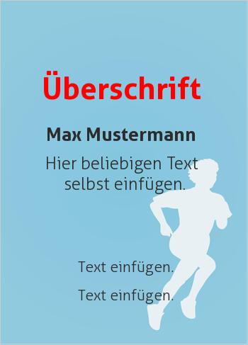 Sport-Grafik Laufen (Sport, Sportarten Hintergrund)