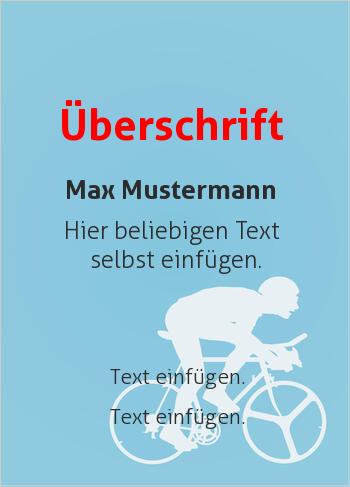 Sporturkunde, Urkunde, Radsporthier online gestalten Sport-Grafik Radsport (Sport, Sportarten Hintergrund)