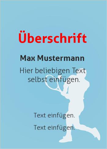 Sporturkunde, Urkunde, Tennis, Herrenhier online gestalten Sport-Grafik Tennis, Herren (Sport, Sportarten Hintergrund)