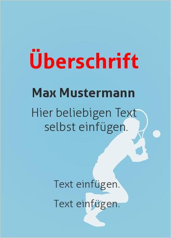 Sporturkunde, Urkunde, Tennis, Herrenhier online gestalten Sport-Grafik Tennis, Herren (Sport, Sportarten Hintergrund)