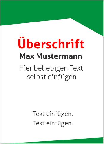 Zertifikate, Diplome, Urkundenhier online gestalten Dreiecke oben und unten, Grün (Streifen, Wellen und Banner)