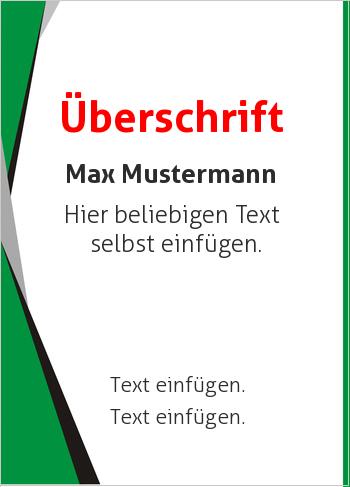 Zertifikate, Diplome, Urkundenhier online gestalten Dreiecke liks, Grün (Streifen, Wellen und Banner)