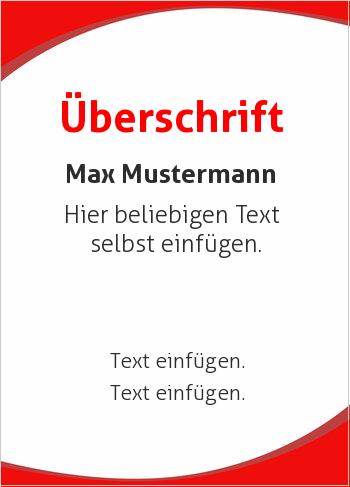 Zertifikate, Diplome, Urkundenhier online gestalten Kurven, Rot (Streifen, Wellen und Banner)