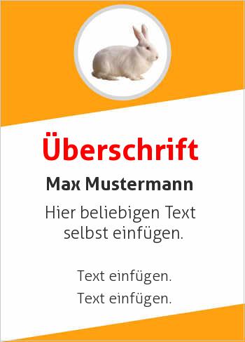 Ehrenurkunde, Vereinsurkunde, Tierurkundehier online gestalten Hase, Weiß (Tiere)