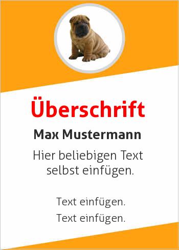 Ehrenurkunde, Vereinsurkunde, Tierurkundehier online gestalten Hund, Welpe (Tiere)