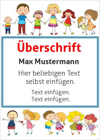 Kinderurkunde mit Kindern (Babys und Kinder)