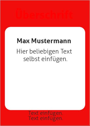 Flyer, Handzettelhier online gestalten Werbeflyer, Weiß, Rot (Flyer, Rahmen)