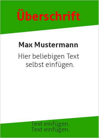 Flyer, Handzettelhier online gestalten Flyer, Dreieck, Weiß, Grün (Flyer, Rahmen)