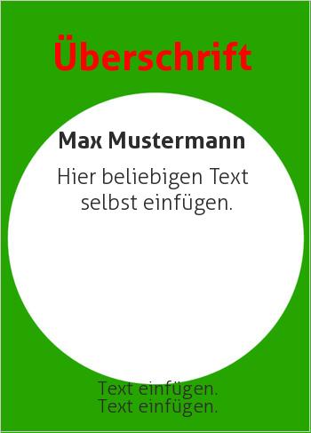 Flyer, Handzettelhier online gestalten Flyer, Kreis, Grün (Flyer, Rahmen)