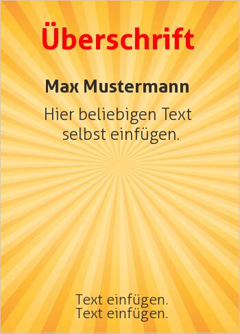 Flyer, Handzettelhier online gestalten Flyer Iris in Gelb (Flyer, Rahmen)