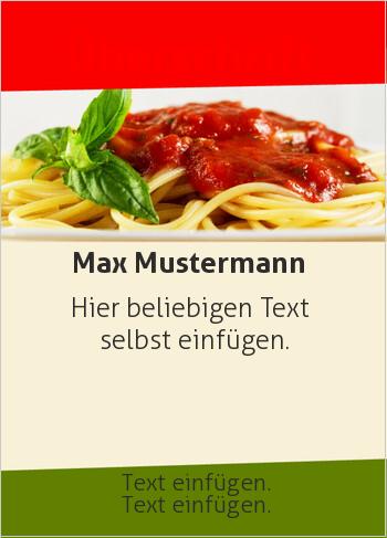 Flyer, Handzettel, Werbunghier online gestalten Flyer Pasta (Flyer, Foto)