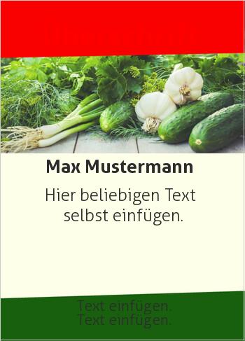 Flyer, Handzettel, Werbunghier online gestalten Flyer Gemüse (Flyer, Foto)
