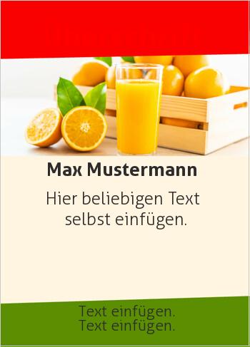 Flyer Obst (Flyer, Foto)