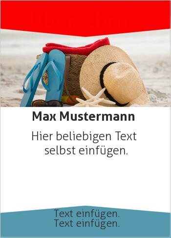 Flyer, Handzettel, Werbunghier online gestalten Flyer, Accessoires, Strand (Flyer, Foto)
