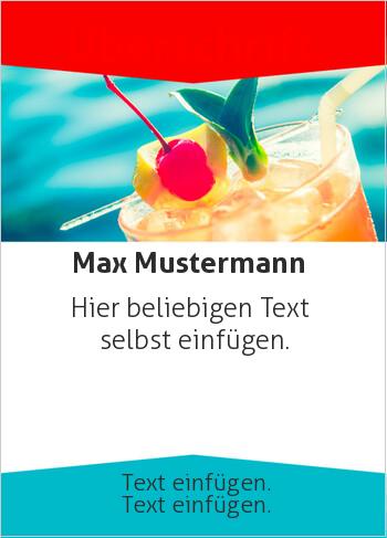 Flyer, Handzettel, Werbunghier online gestalten Flyer, Cocktail (Flyer, Foto)